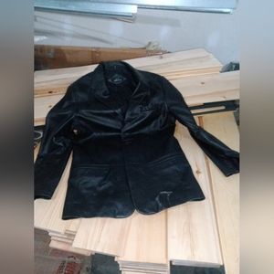 City Jones New York Leather Jacket Size 40L